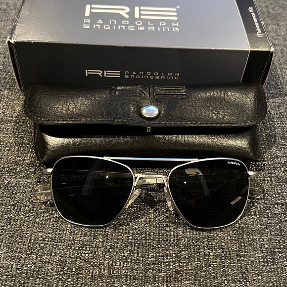 Randolph Engineering aviator sunglasses 140mm - Picture 2 of 3
